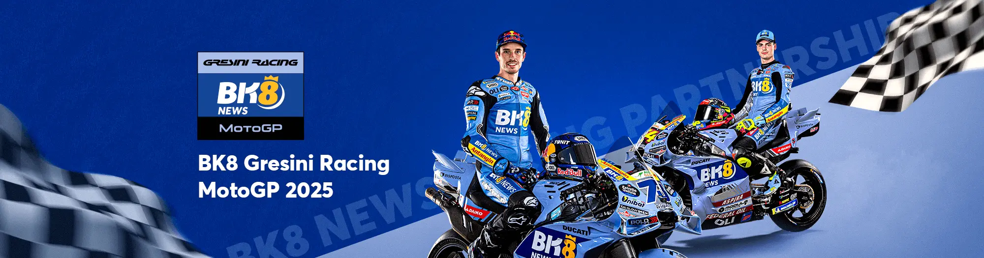 BK8 Official Partner of Gresini Racing MotoGP 2025
